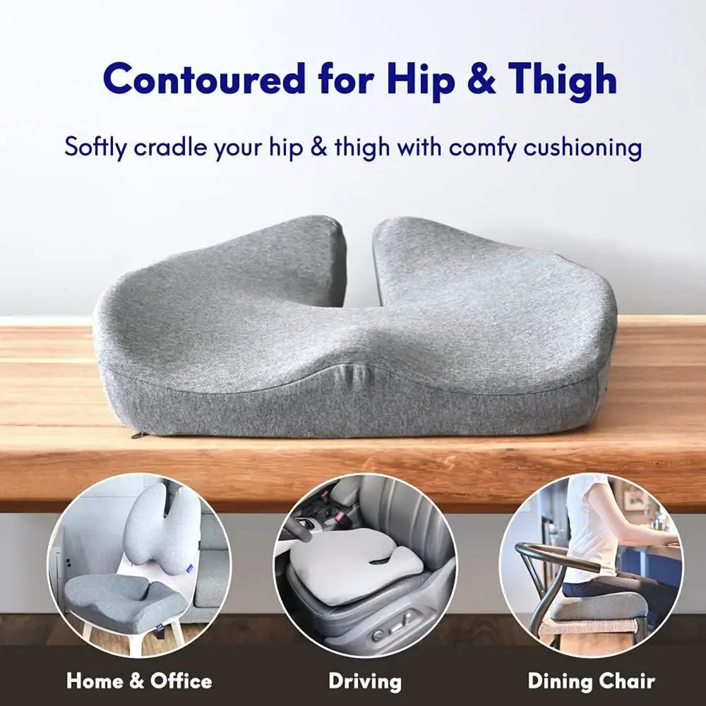 NEW C CUSHION LAB Patented Pressure Relief Seat Cushion for Long Sitting Hours